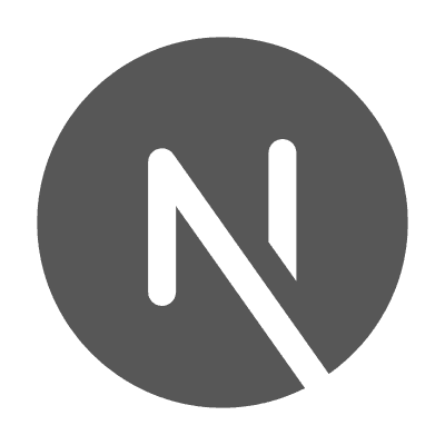 Dark gray circle logo featuring a stylized letter N with a subtle outline.